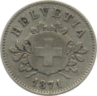 10 Rappen 1871 B